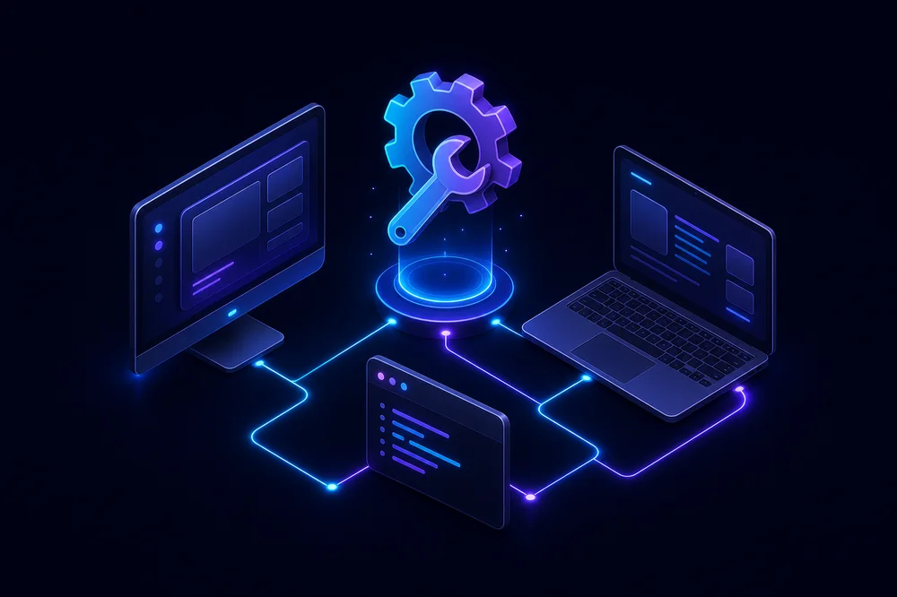 Application management illustration